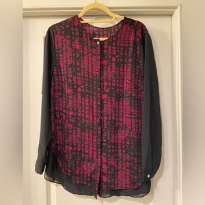 DKNYC Long Sleeve Blouse